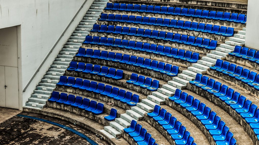 Photo of grandstand seats in Kenya